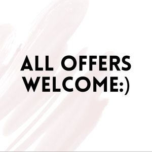 All offers welcome!!